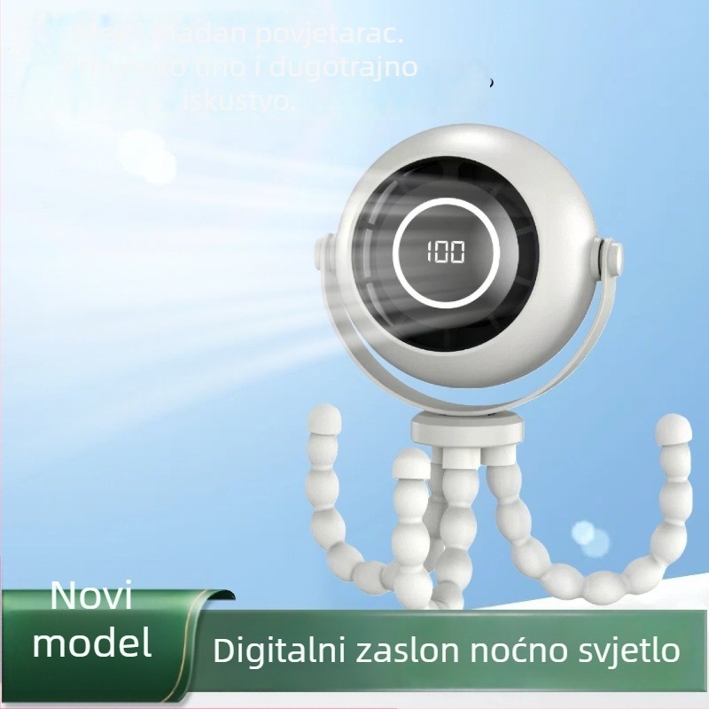 26 novih modela ručnog ventilatora za kolica za bebe, prijenosni vanjski ventilator za kolica, tiši hobotnički ventilator