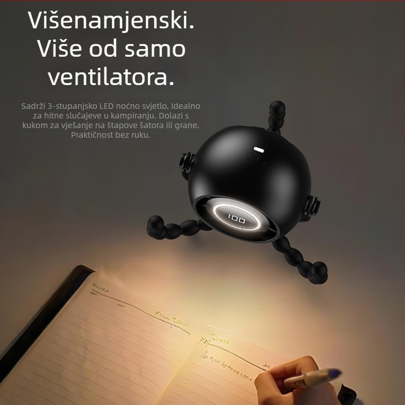 26 novih modela ručnog ventilatora za kolica za bebe, prijenosni vanjski ventilator za kolica, tiši hobotnički ventilator