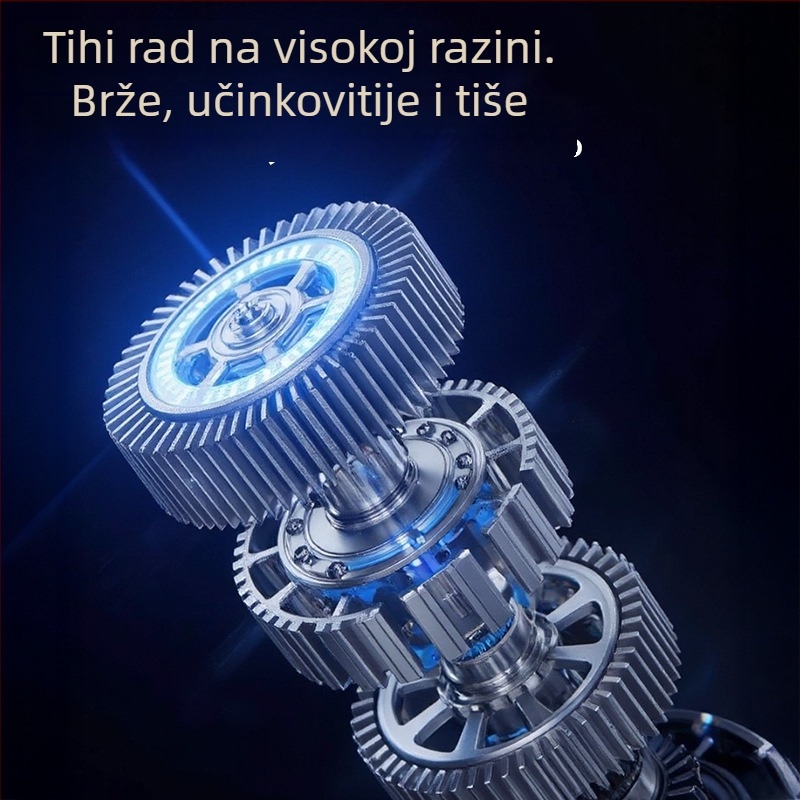 2025 novi stil nosivi ventilator za vrat, punjivi, dugotrajna baterija, prijenosni vanjski mini ventilator za vrat