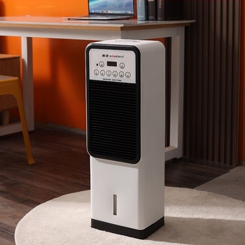 Ventilator za hlađenje i grijanje bez lopatica s uspravnim grijačem, 1800W, 220V, daljinski upravljač, 3 brzine, 8-satni tajmer