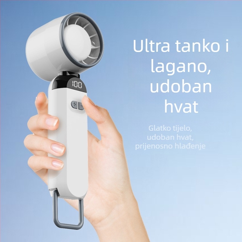 Ručni ventilator s turbinskim motorom, 100 brzina, mini USB vanjski ventilator
