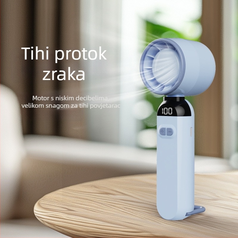 Ručni ventilator s turbinskim motorom, 100 brzina, mini USB vanjski ventilator