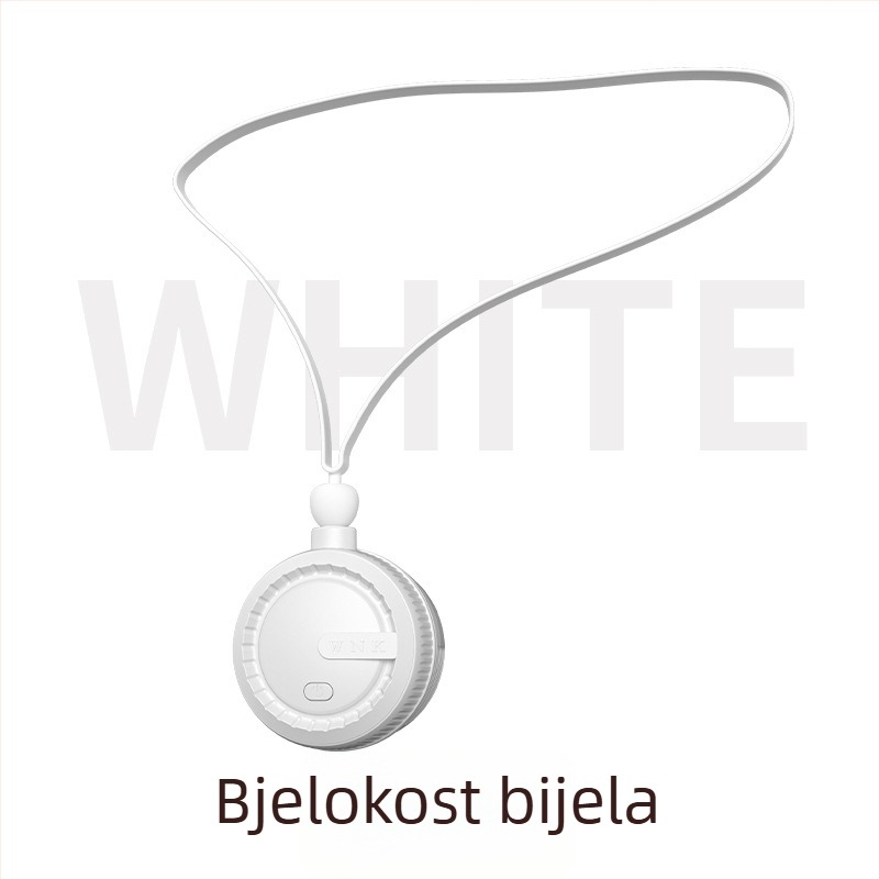 Ventilator za vrat bez lopatica, USB punjenje, prenosni vanjski mini ventilator za džep, sklopiv.