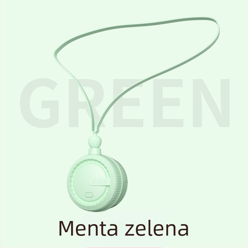 Ventilator za vrat bez lopatica, USB punjenje, prenosni vanjski mini ventilator za džep, sklopiv.