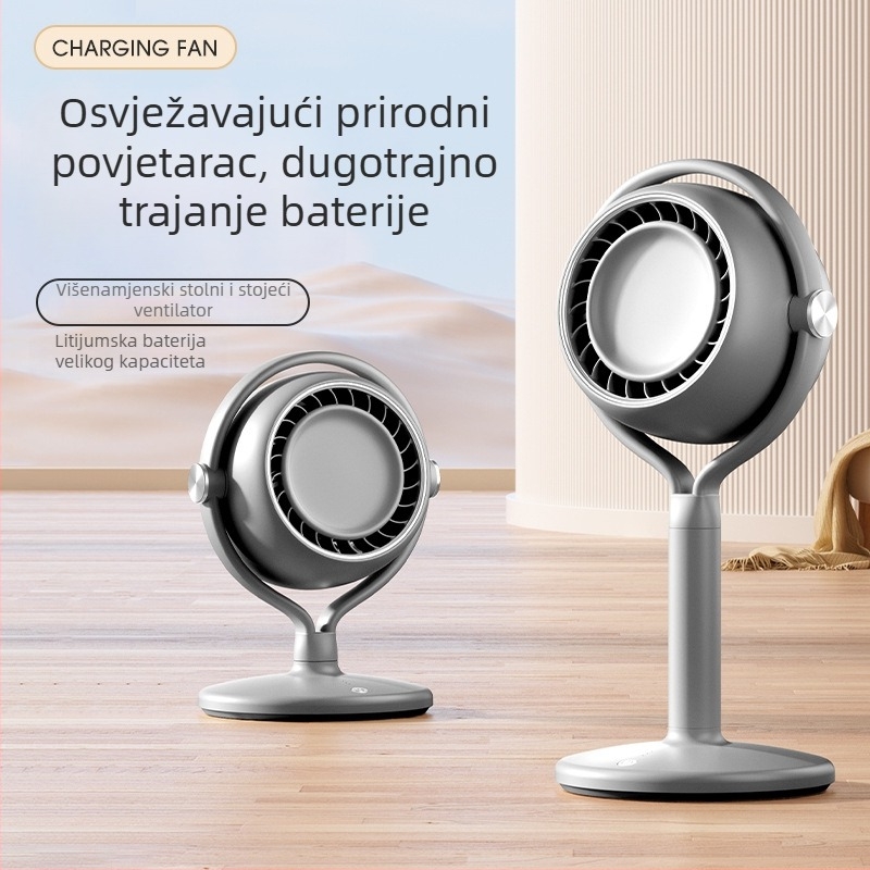 Ventilator bez lopatica – USB punjivi stolni ventilator za vertikalnu cirkulaciju zraka u studentskim domovima