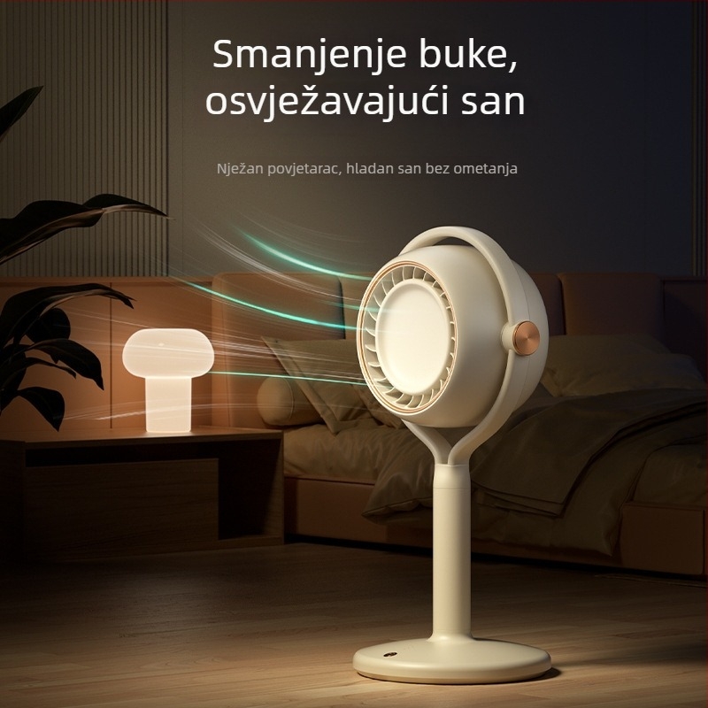 Ventilator bez lopatica – USB punjivi stolni ventilator za vertikalnu cirkulaciju zraka u studentskim domovima