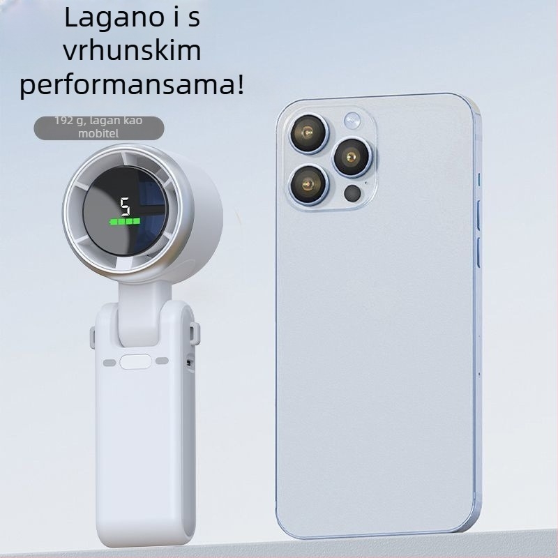 2025 Novi ručni bezlopatni mini ventilator, ultra brzo