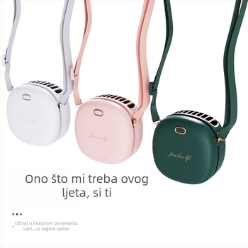 Ventilator za vrat bez lopatica, USB napajanje, 3 brzine, 2000-4000mAh, trajanje baterije 6–8 sati