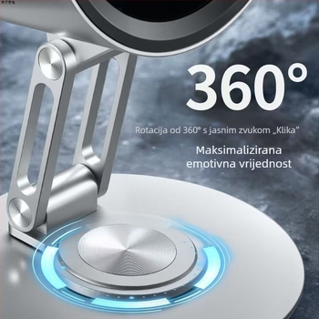 Potpuno metalni stolni ventilator, USB punjiv, kompakno hlađenje za dom i ured