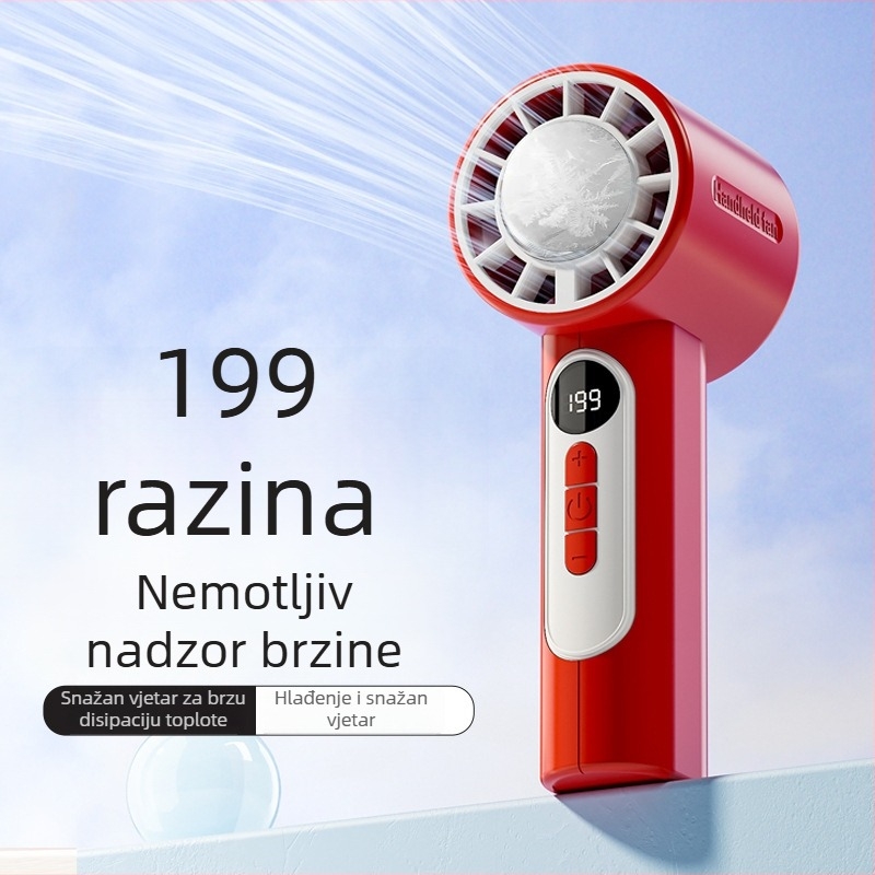 Novi Jinzheng ručni mini ventilator s hlađenjem ledom, prijenosni mini ventilator s poluvodičkom tehnologijom
