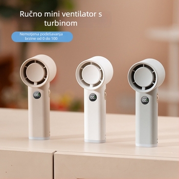 Ručni ventilator bez lopatica s USB napajanjem, ugrađena baterija 2000–4000mAh, brushless motor, neprekidna regulacija brzine