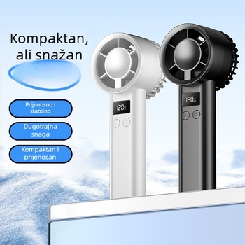 Ručni USB ventilator, baterija 500-800 mAh, trajanje više od 12 h, buka manje od 36 dB