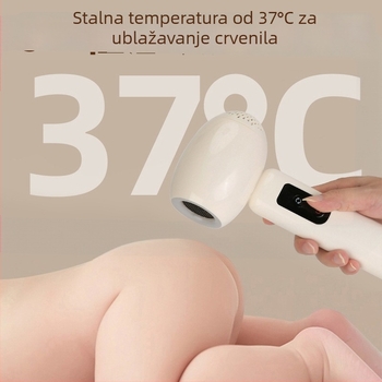 Dječji sušilo za kosu, mekan vjetar, niski nivo buke, 1000W, brushless motor, hladan/topli zrak, zaštita od pregrijavanja