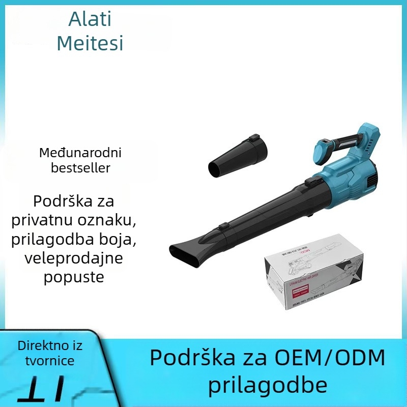 Industrijski bežični fukač zraka s integriranim vakuumom, bez četkica motor, Li-ion baterija, raspon napona 111-240V