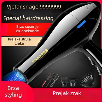 Profesionalno sušilo za kosu 1000W, DC motor, hladan/topli zrak, 5 brzina protoka zraka, 220V, zaštita od pregrijavanja