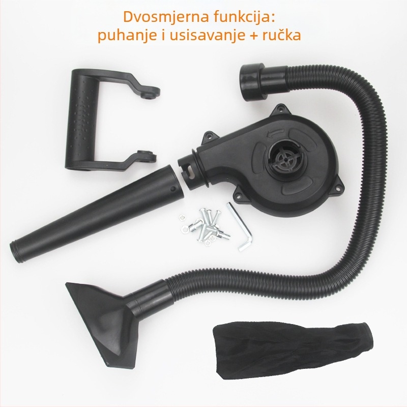 Adapter za usisavanje prašine za kutnu brusilicu, kompaktni kućni usisivač prašine za čišćenje računala, bez montaže, 220V, raspon napona AC jednofazni i DC 50–250V