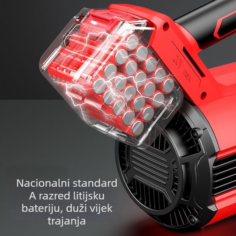 Bežični industrijski mlaz zraka, punjiva litijeva baterija, snažan, 220V, DC21V raspon, bez usisavanja prašine