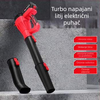 Puhač lišća s Li-ion baterijom, 220V, sustav za skupljanje prašine, raspon napajanja AC 1-faza i DC 50–250V