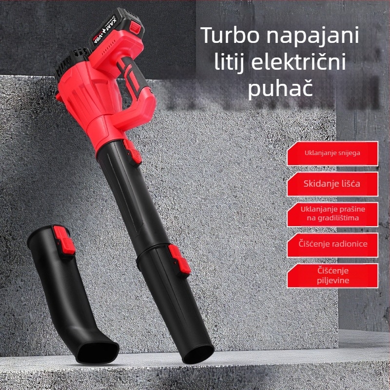 Puhač lišća s Li-ion baterijom, 220V, sustav za skupljanje prašine, raspon napajanja AC 1-faza i DC 50–250V