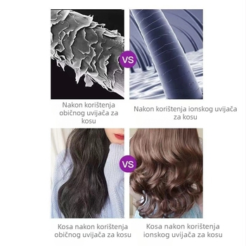 3-u-1 uređaj za kosu: suho/mokro stiliziranje, keramičke ploče ≥31 mm, 25–39 W, kabel
