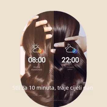 3-u-1 uređaj za kosu: suho/mokro stiliziranje, keramičke ploče ≥31 mm, 25–39 W, kabel