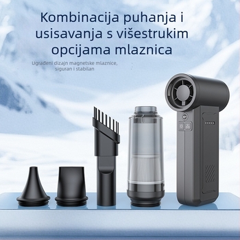 Ručni turbinski ventilator i usisivač prašine, mini usisavač za automobil, prijenosno