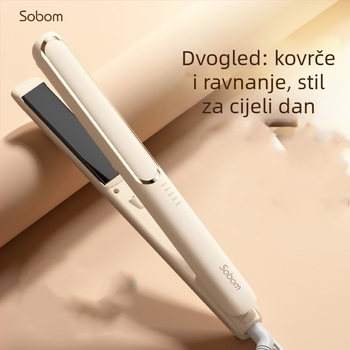 SOBOM dvostruko funkcijski uređaj za ispravljanje i uvijanje kose, keramički cilindar 16-20 mm, 220V, 50W