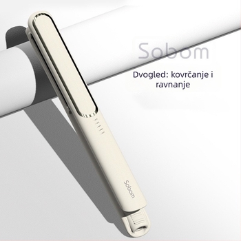 SOBOM dvostruko funkcijski uređaj za ispravljanje i uvijanje kose, keramički cilindar 16-20 mm, 220V, 50W