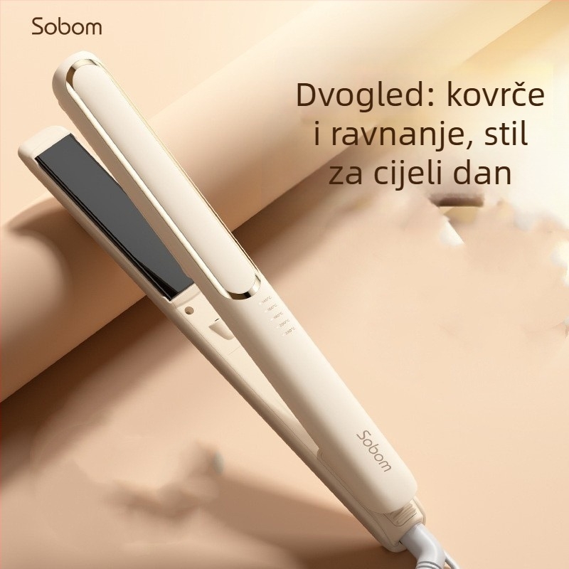 SOBOM dvostruko funkcijski uređaj za ispravljanje i uvijanje kose, keramički cilindar 16-20 mm, 220V, 50W