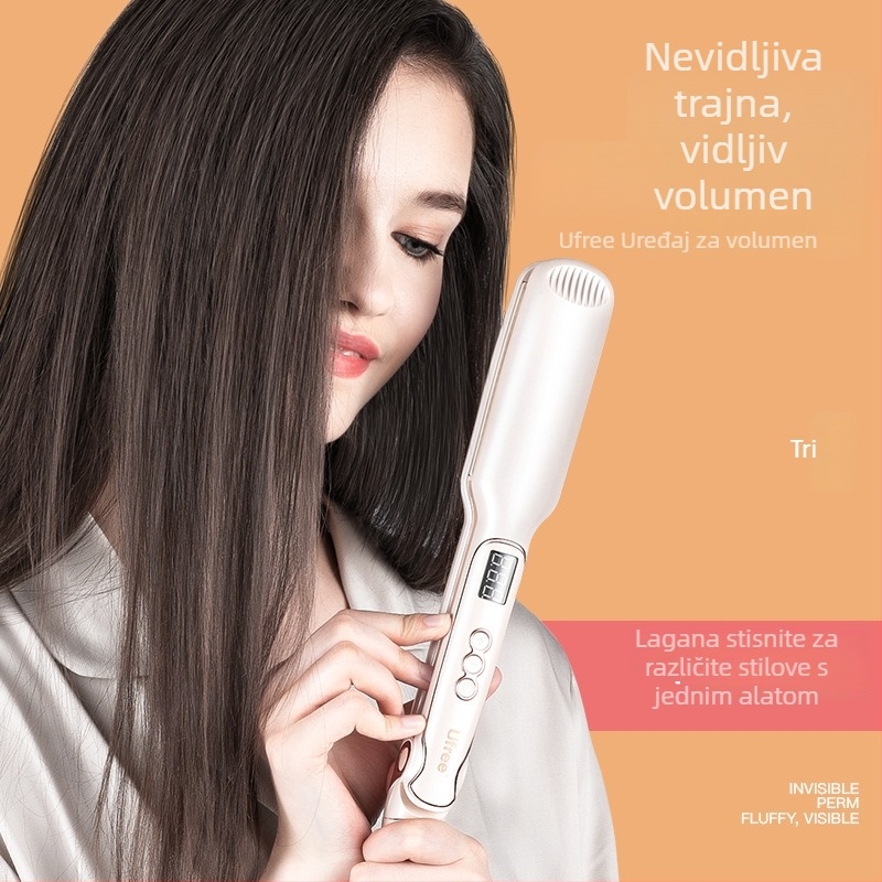 Ufree Uređaj za volumen kose i dvostranu upotrebu – uvijač i češalj za ravnanje, promjer grijanja 21–30 mm, PTC grijač, 55W, 220V, kabelsko napajanje