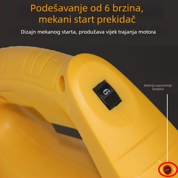 UPSPIRIT Industrijski punjivi fukač za snijeg i lišće, litij-ionska baterija, 220V