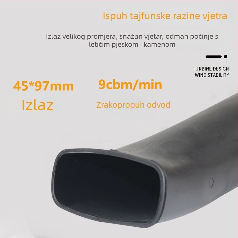 UPSPIRIT Industrijski punjivi fukač za snijeg i lišće, litij-ionska baterija, 220V