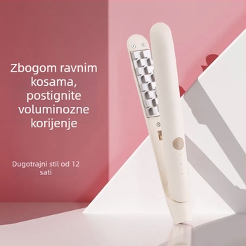 VBT 3-u-1 uređaj za stiliziranje kose: kovrče, ravnanje i volumen korijena – keramno grijanje, cilindar 21–30 mm, žično napajanje (AC), 15 postavki temperature, 110–240 V