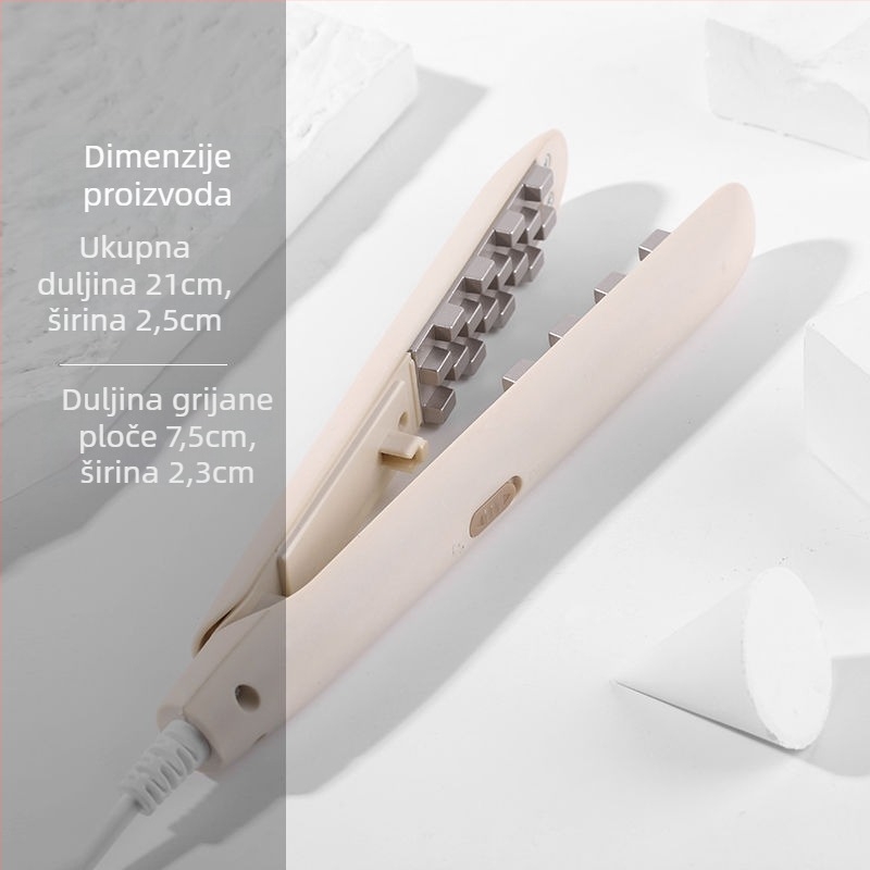 VBT 3-u-1 uređaj za stiliziranje kose: kovrče, ravnanje i volumen korijena – keramno grijanje, cilindar 21–30 mm, žično napajanje (AC), 15 postavki temperature, 110–240 V