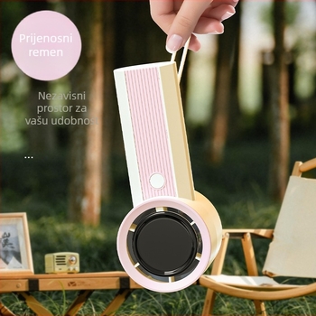 Bez lopatice USB ručni ventilator, turbofan, ugrađena baterija 100–300 mAh, 3 brzine, niska buka