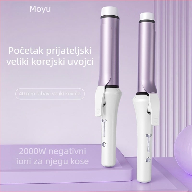 Bežični uvijač kose 3u1 s turmalinsko-keramičkim grijanjem, njega kose uz negativne ione, automatsko isključivanje