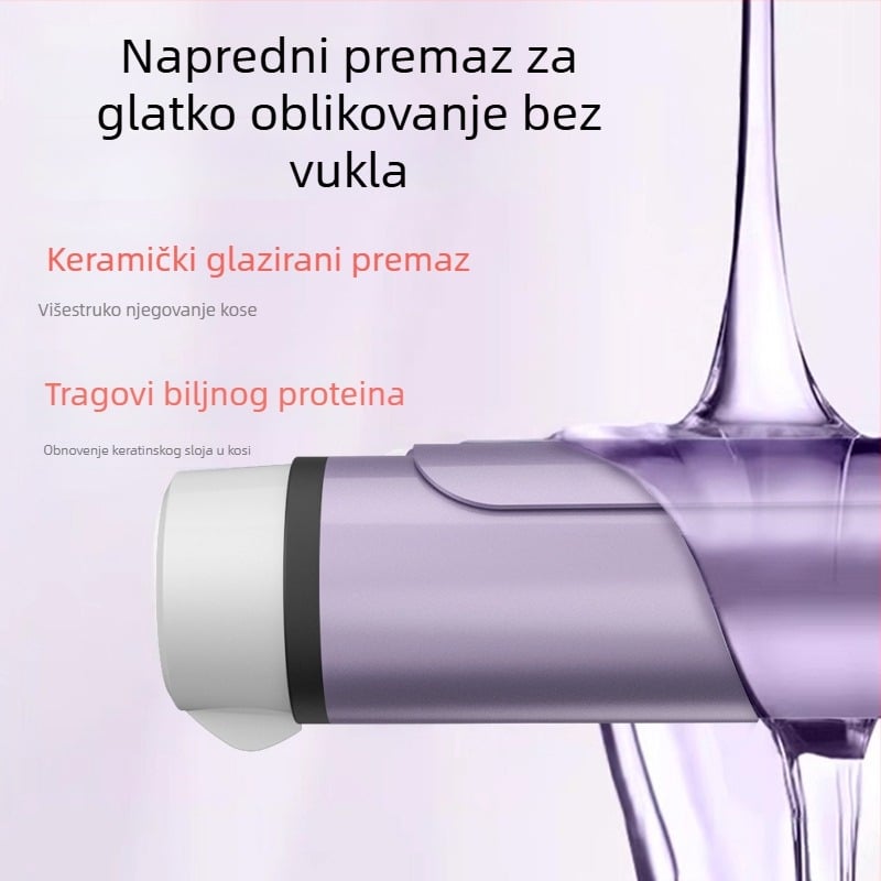 Bežični uvijač kose 3u1 s turmalinsko-keramičkim grijanjem, njega kose uz negativne ione, automatsko isključivanje