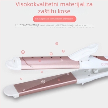 Kangfu 530 Električna kovrčava pegla – dvostruka uporaba za kovrčanje i ravnanje, veliki cilindar, kompaktni dizajn