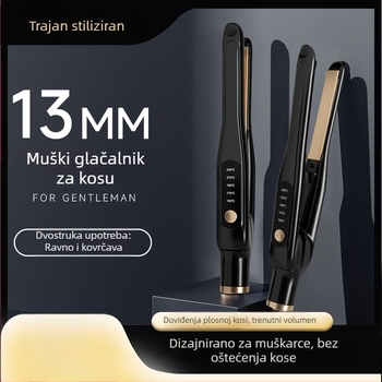 2-u-1 pegle za kosu i uvijač, keramijske ploče 16–20 mm, 55W, 100–240V, kompaktno i prijenosno, 10 postavki temperature
