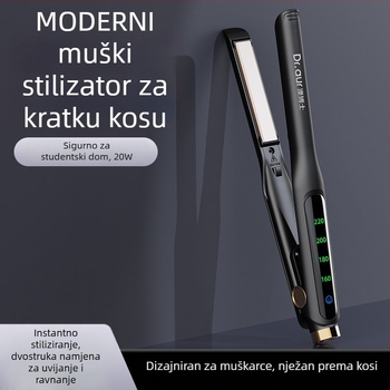 Zino dvostruko funkcioniranje: presa za kosu i uvijač s keramičkim premazom, 21–30 mm cilindar, 220V, 20W, 4 razine temperature, za mokre i suhe vlasi