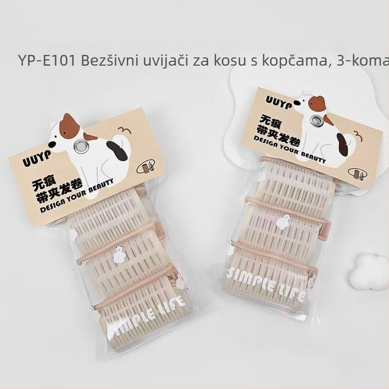 Dva u jednom uvijač za kosu s klipom – Youyouyipin, Nylon, model E101