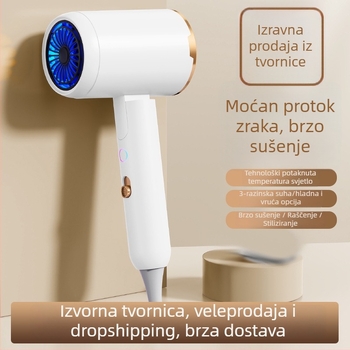 Sušilo za kosu L6, sklopivo, 2400W, 220V, hladan/topao zrak