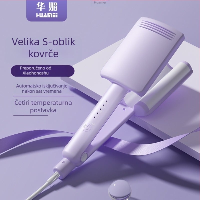 Bežični uvijač za kosu s prečnikom grijača <15 mm; materijal grijača: ekološki spoj; napajanje: litijeva baterija; njega kose