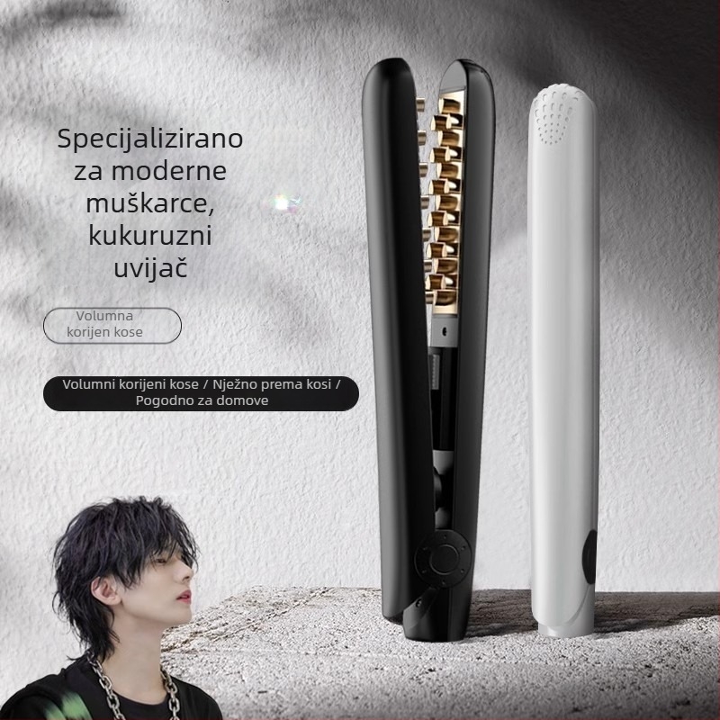 Yaruishi Mini Kukuruzni Uvijač Za Suhu Kosu – Protiv Opekline, Brzo Stiliziranje (<1 min), 220V, 25W