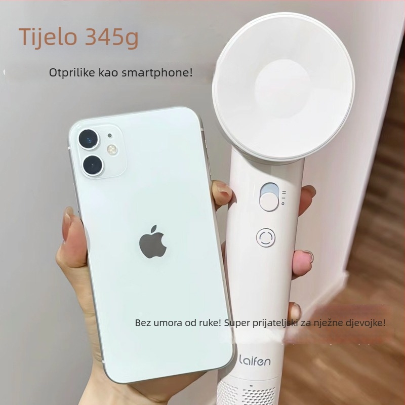 Laifen SE sušilo za kosu visoke brzine s brushless DC motorom, 1500W, 220V, regulacija temperature toplog zraka, zaštita od pregrijavanja