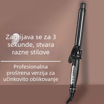 Električni uvijač za kosu s keramičkim valjkom, žično napajanje, 220V, 20W