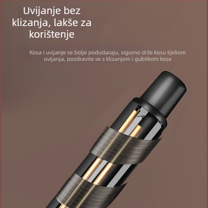 Električni uvijač za kosu s keramičkim valjkom, žično napajanje, 220V, 20W