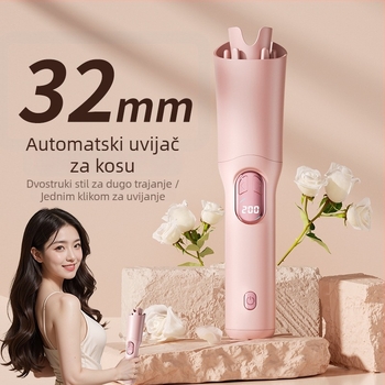 Kovrčanje kose s keramičkim premazom, napajanje kabel AC, 3 postavke temperature, 35W