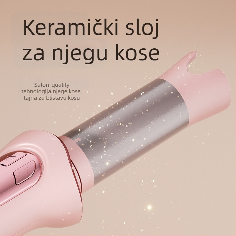 Kovrčanje kose s keramičkim premazom, napajanje kabel AC, 3 postavke temperature, 35W