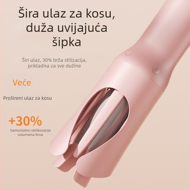 Kovrčanje kose s keramičkim premazom, napajanje kabel AC, 3 postavke temperature, 35W